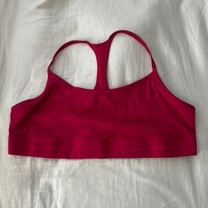 Pink and Gray Reversible Sports Bra Sz L